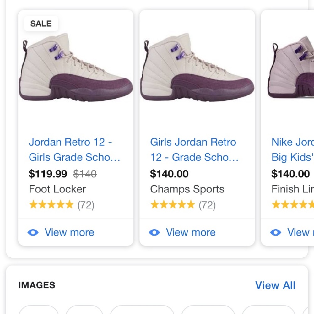 Desert Sand Pro Purple 12s Grade School